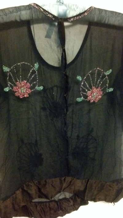 1920's blouse from the back
