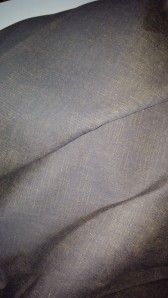 Black stretch denim! The color isn't easy to photograph, but it does have a slight brown undertone.