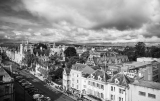 A view of Oxford from the theater tower
