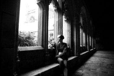 Moody photo in the cloisters